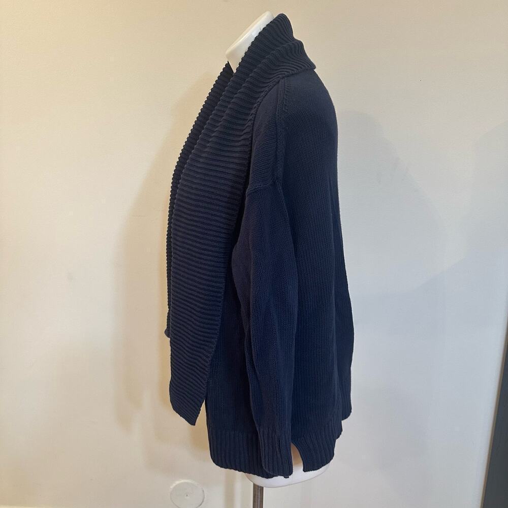 J. Crew Navy Blue Open Cardigan Sweater sz XS - Picture 3 of 6